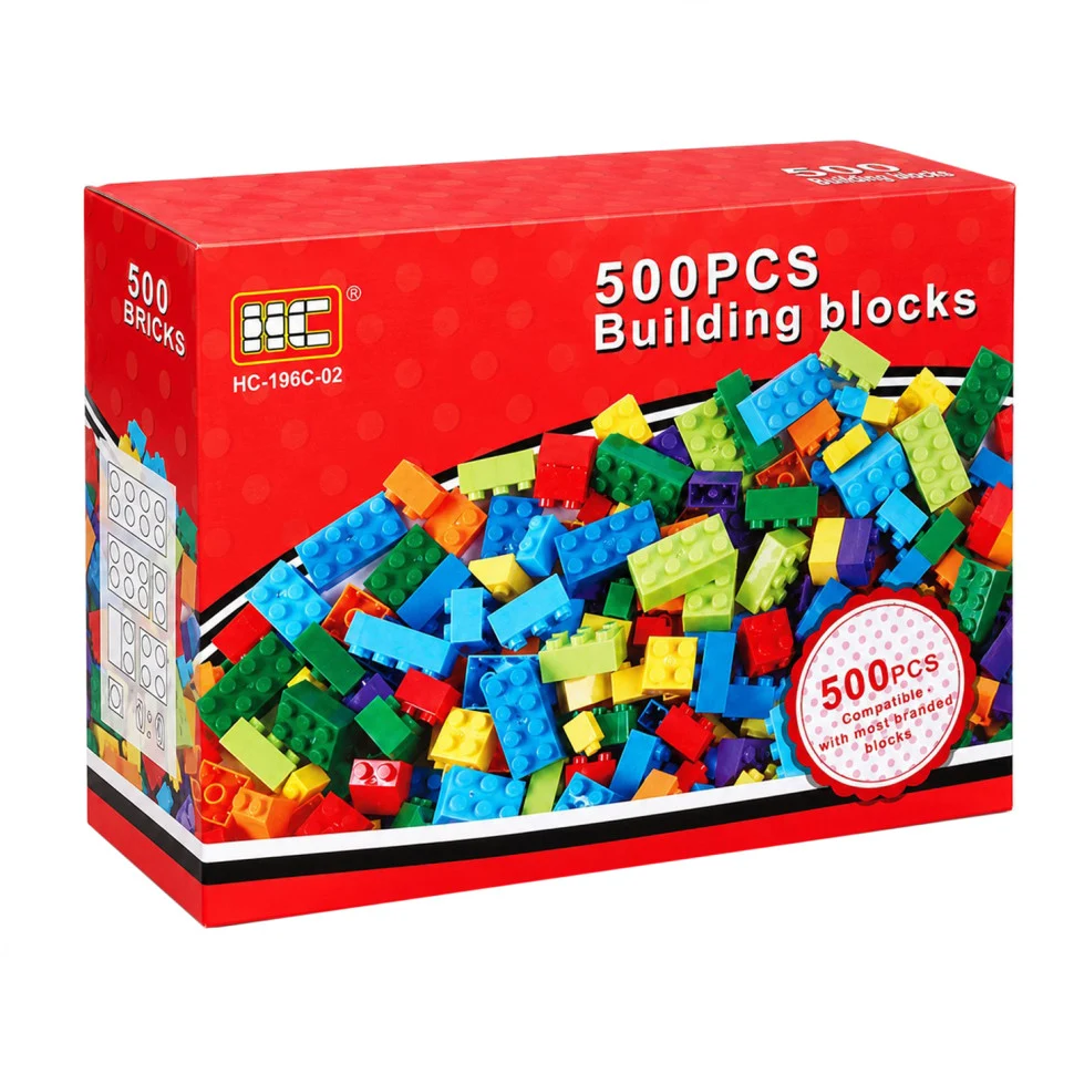 Дитячий конструктор HC-196C-02 500 деталей пластик 22х17х7 см