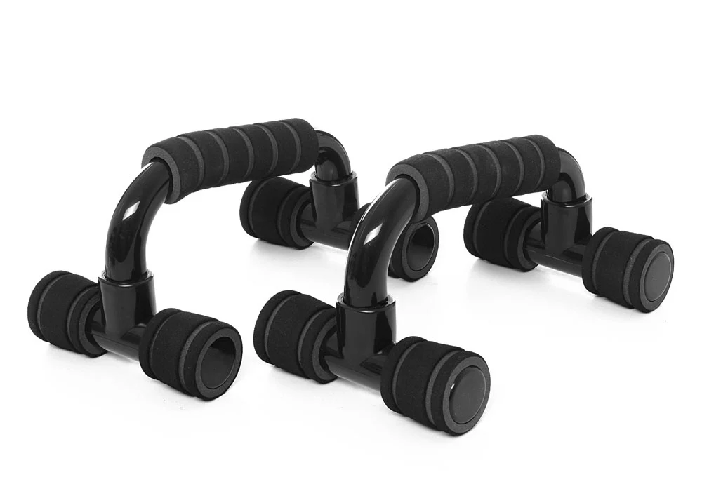 Упори для віджимань EasyFit PushMax 100 кг пластик чорний