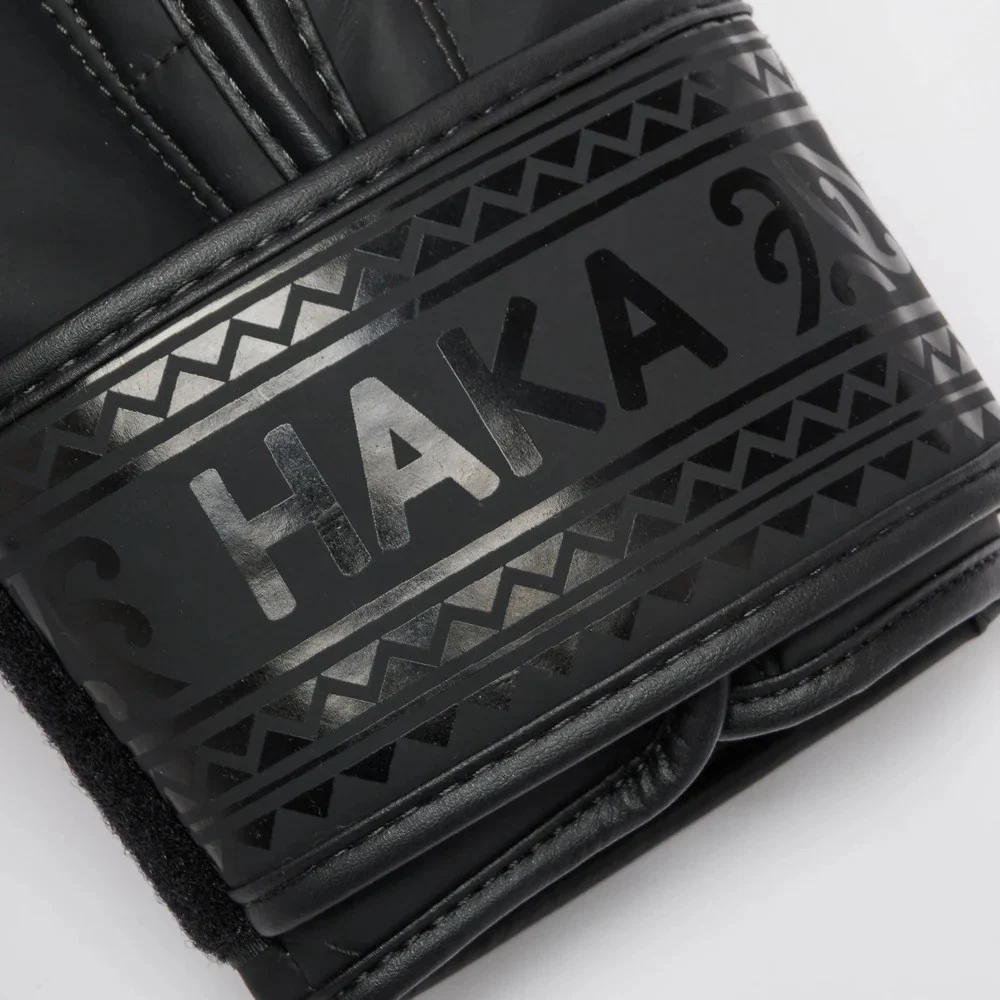 Боксерські рукавиці Haka GN329 12 унцій поліуретан чорні