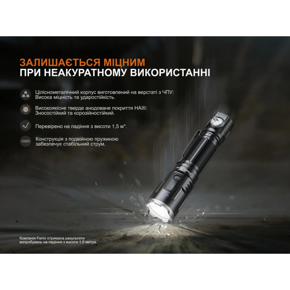Ліхтар ручний Fenix TK25R 3600 лм алюміній чорний 225 г