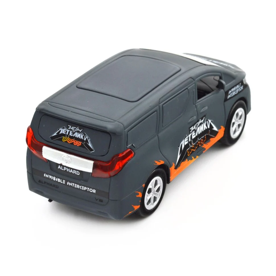 Автомодель Toyota Alphard 1:40 метал Різнобарвний з відкриваючими дверцями