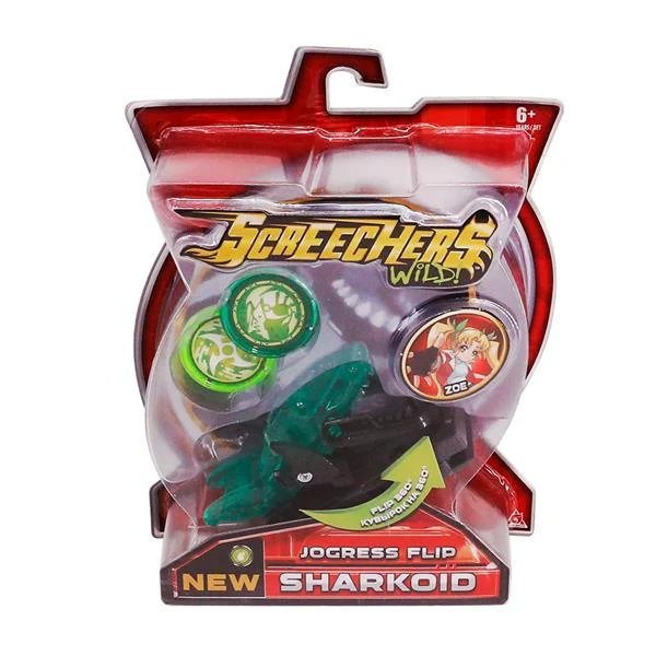 Машинка-трансформер Screechers Wild! Шаркоїд 360° пластикова різнобарвна