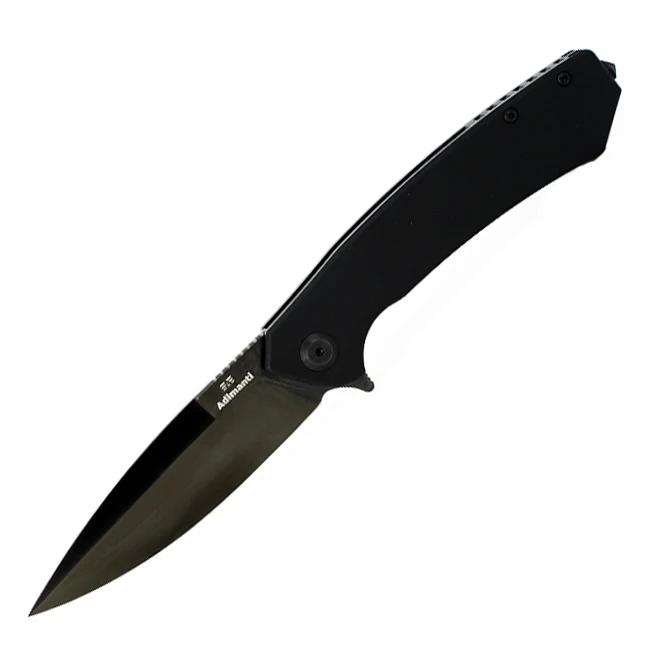 Складаний ніж Adimanti SHADOW D2 85 мм чорний G10 205 мм
