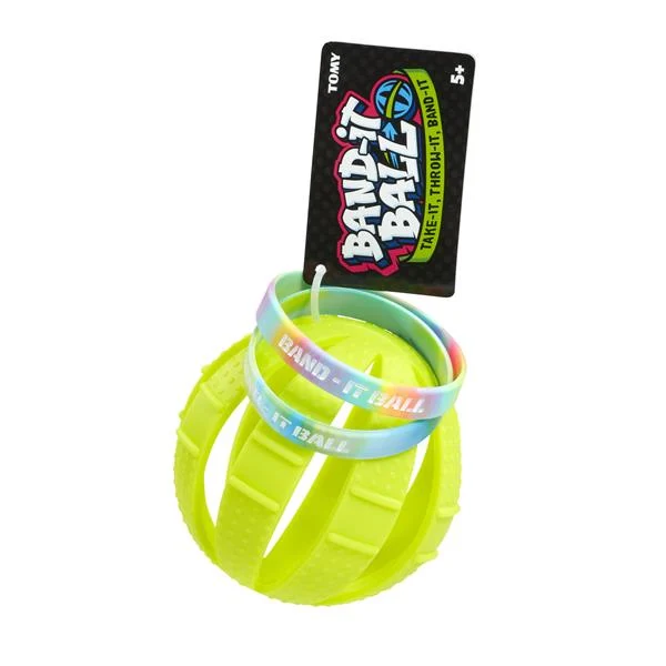 Іграшка м'яч Band-it Ball 3-в-1 пластикова зелена діаметр 9 см