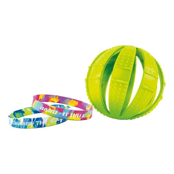 Іграшка м'яч Band-it Ball 3-в-1 пластикова зелена діаметр 9 см