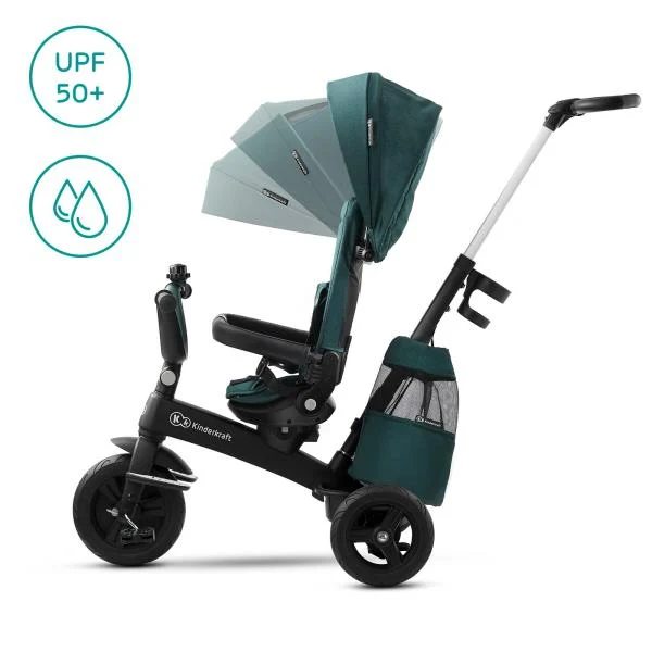Триколісний велосипед Kinderkraft Easytwist зелений магнієвий сплав 73x43x28,5 см