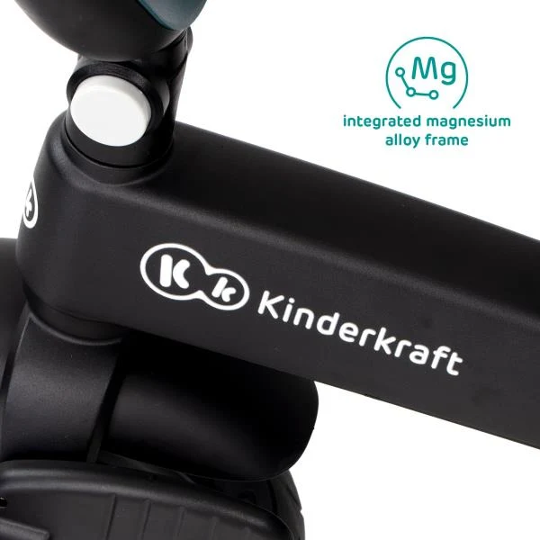 Триколісний велосипед Kinderkraft Easytwist зелений магнієвий сплав 73x43x28,5 см