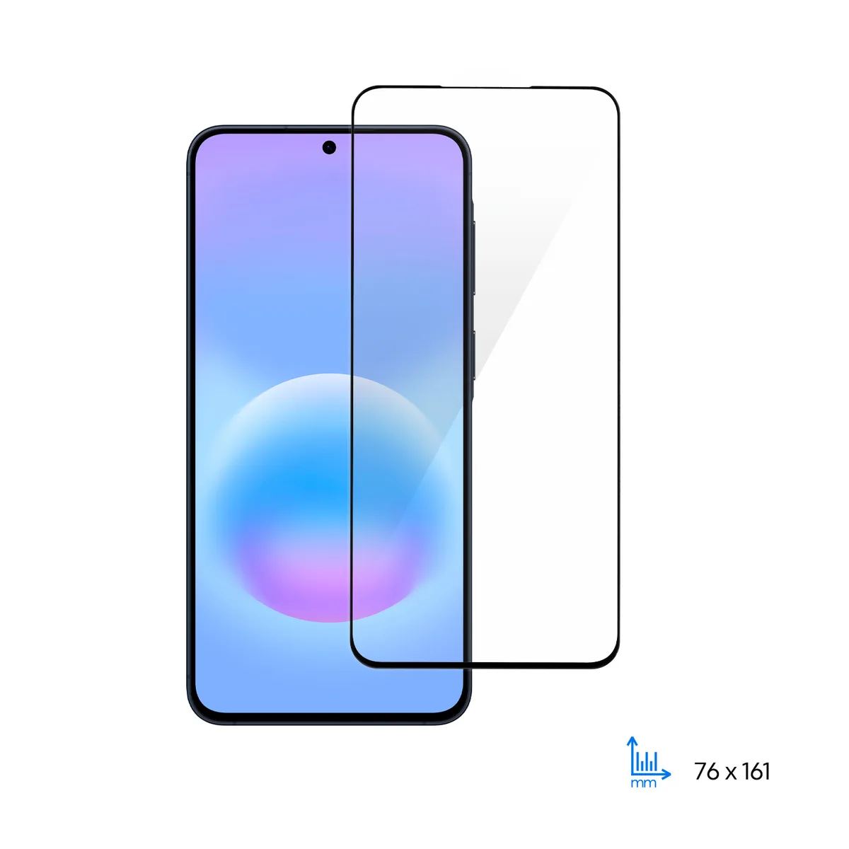 Захисне скло 2E загартоване 0,25 мм чорна рамка для Samsung Galaxy A57 5G