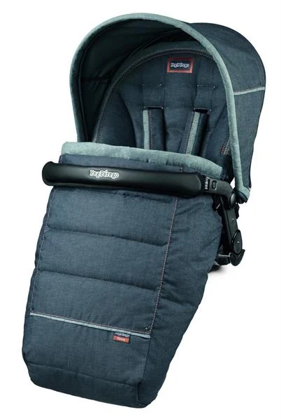 Прогулянковий блок Peg-Perego Pop-Up джинсовий текстиль 40х41х48 см 2,8 кг
