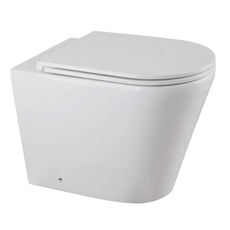 Унітаз підлоговий безбачковий Mixxus Premium Bevel-0702-T3 555х365х410 мм Сантехнічна порцеляна Білий