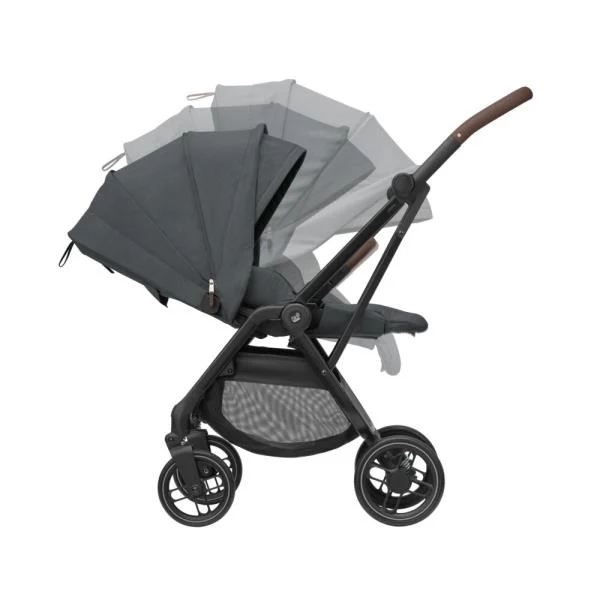 Прогулянкова коляска Maxi-Cosi Leona2 механічна регулювання спинки 85х46х103 см графітовий
