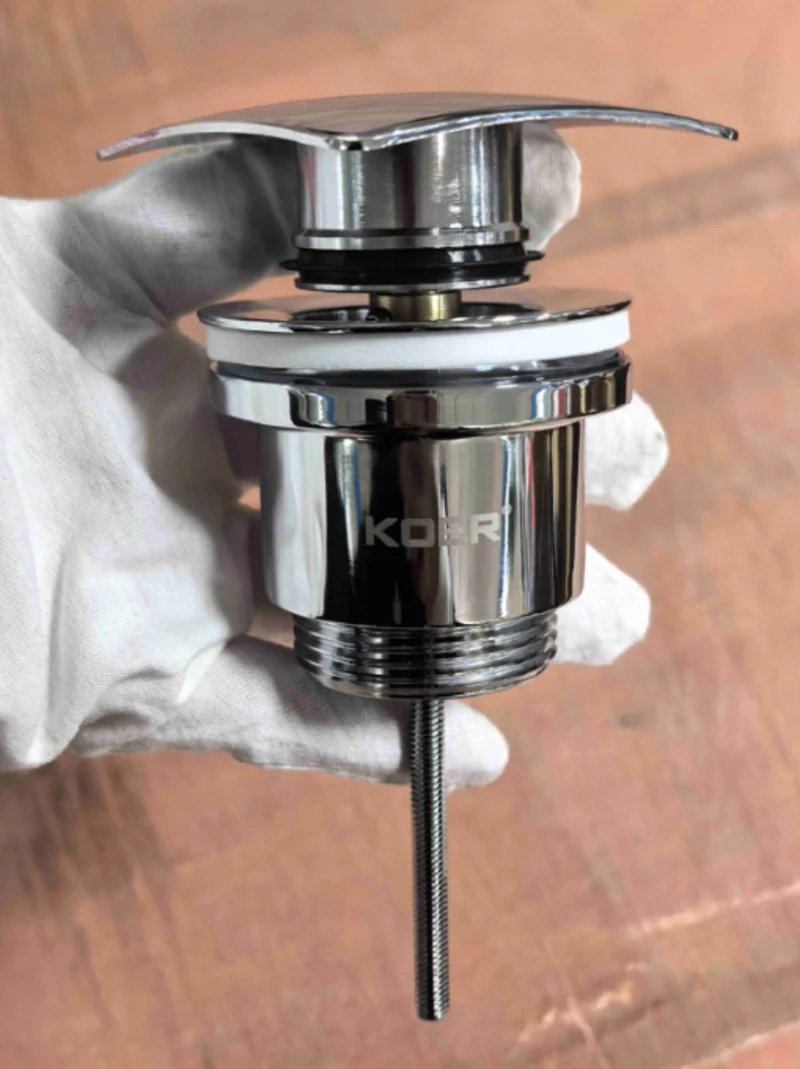 Донний клапан Koer PW-13-01 1 1/4" автоматичний хром метал