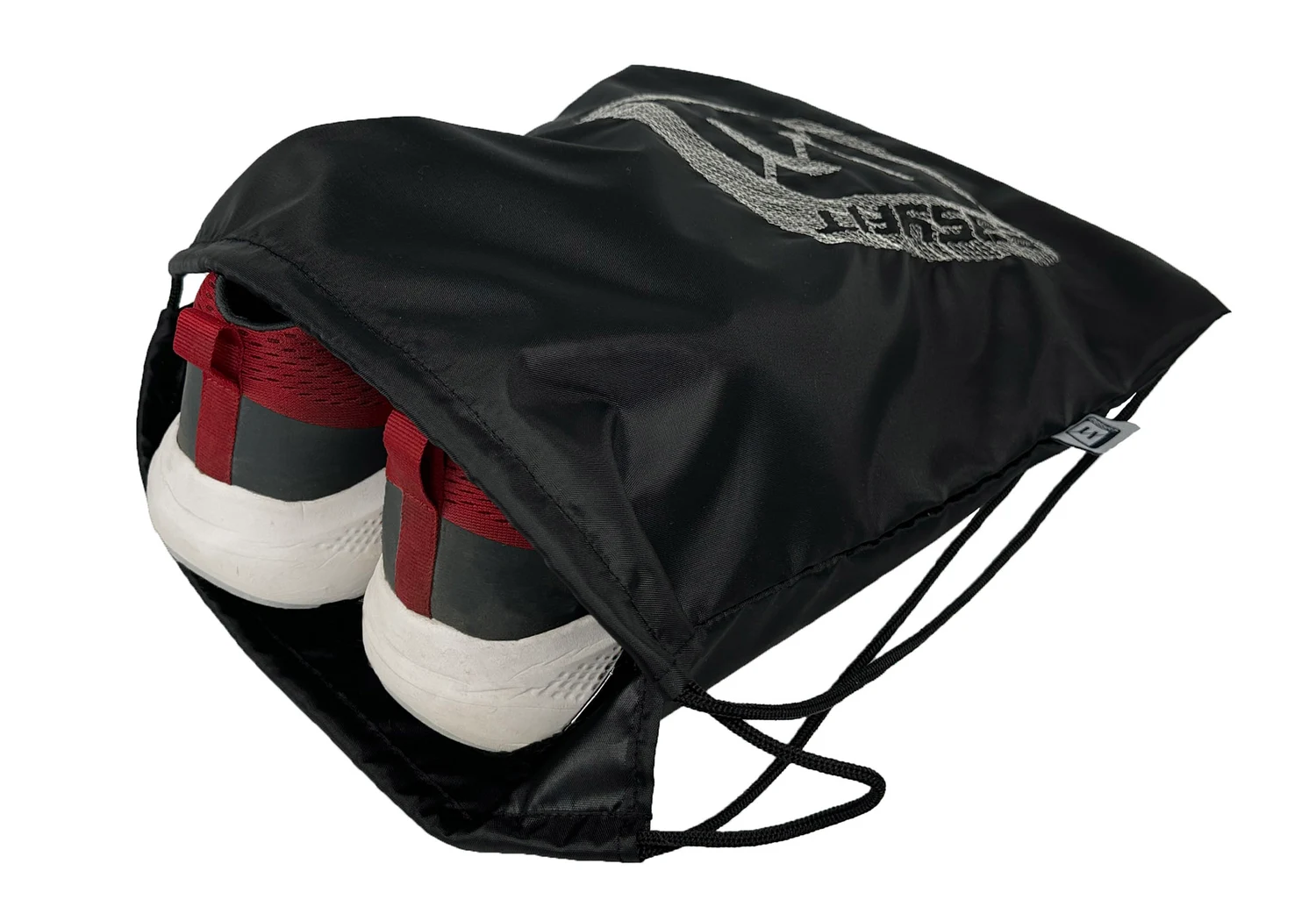 Сумка спортивна EasyFit 15 л Оксфорд чорна 41х33 см для взуття та інвентарю
