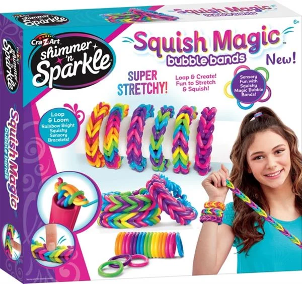 Набір для виготовлення браслетів Squish Magic Bubble Bands пластик різнобарвний