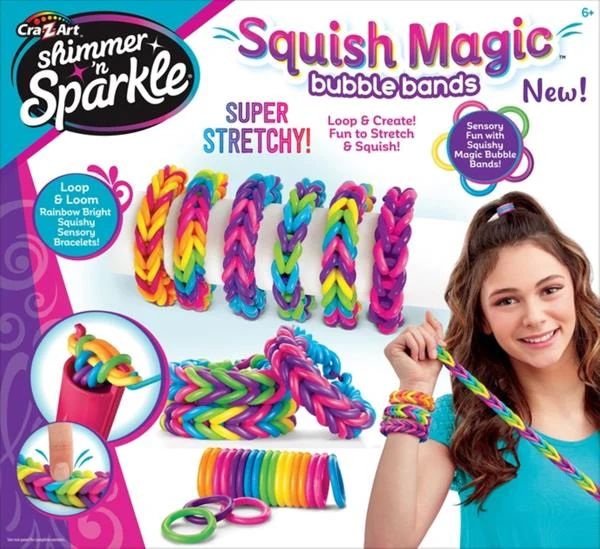 Набір для виготовлення браслетів Squish Magic Bubble Bands пластик різнобарвний