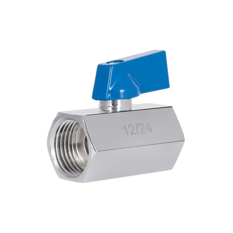Кран кульовий Mini 1/2" ВР латунь хромований