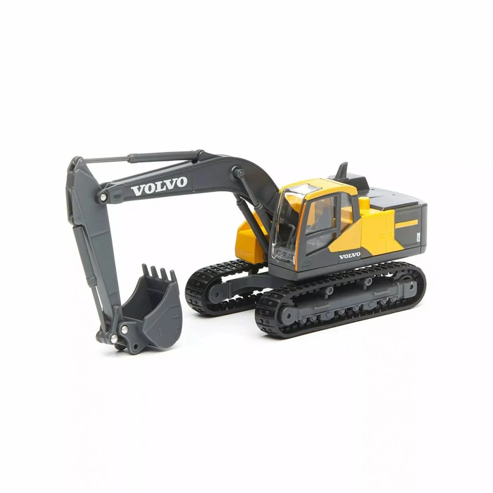 Автомодель екскаватора Volvo EC220E 1:50 метал, пластик жовтий, чорний