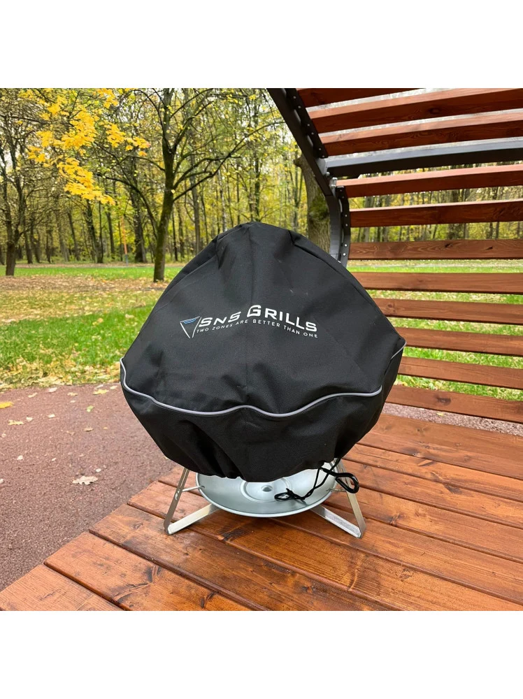 Чохол для гриля Slow and Sear Travel Kettle поліестер 600D 79х79х51 см чорний