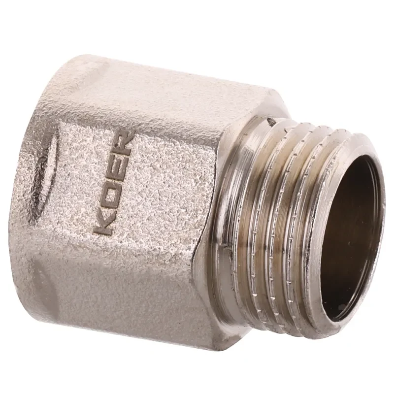 Подовжувач 1/2" Koer WM.E06-20.WN латунь 20 мм