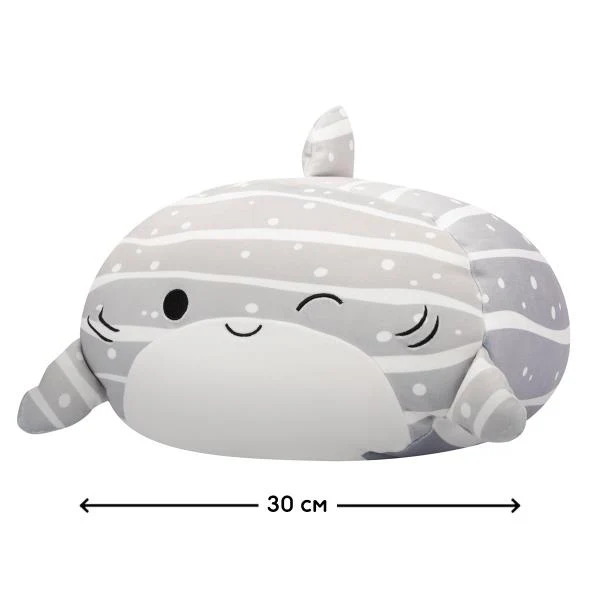 М'яка іграшка Китова акула Squishmallows 30 см Плюш Різнобарвний