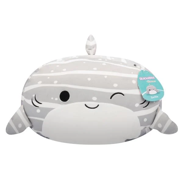 М'яка іграшка Китова акула Squishmallows 30 см Плюш Різнобарвний