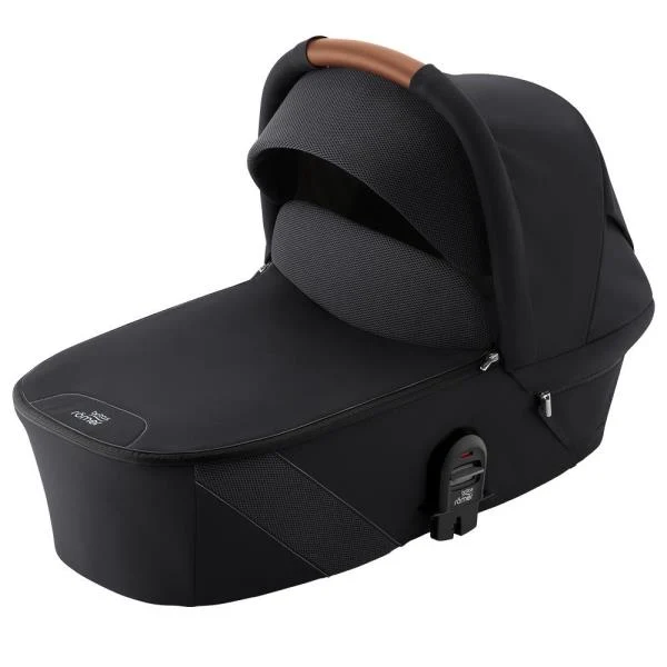 Люлька Britax-Romer Smile 5Z 43х85,5 см тканина чорна з коричневою ручкою