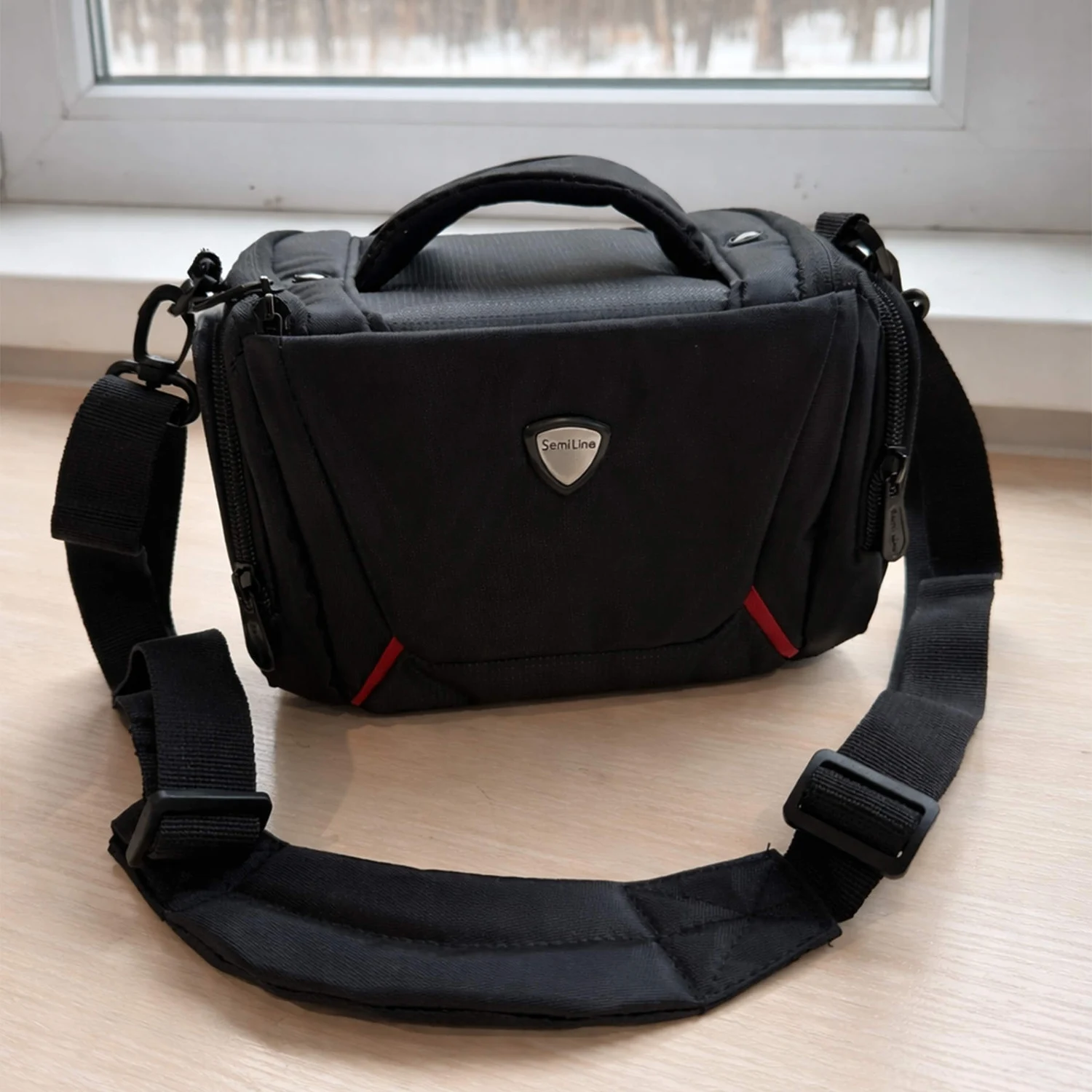 Сумка для фото Semi Line 4 Black 4 л 420D/PVC нейлон 21x15x12,5 см чорна