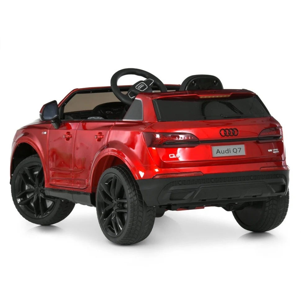 Дитячий електромобіль Audi Q7 M 5796EBLR 116х68х54 см екошкіра чорний