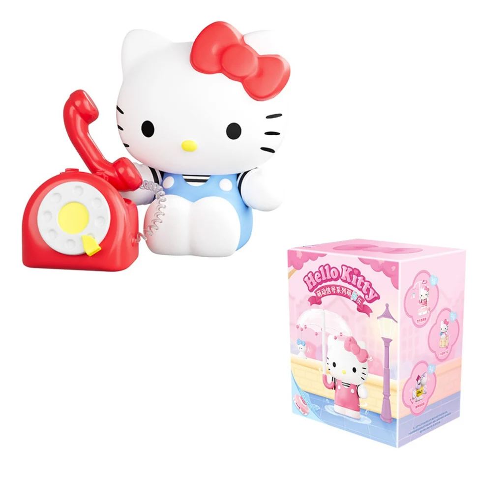 Механічна іграшка-сюрприз Hello Kitty 10 см пластикова пастельна