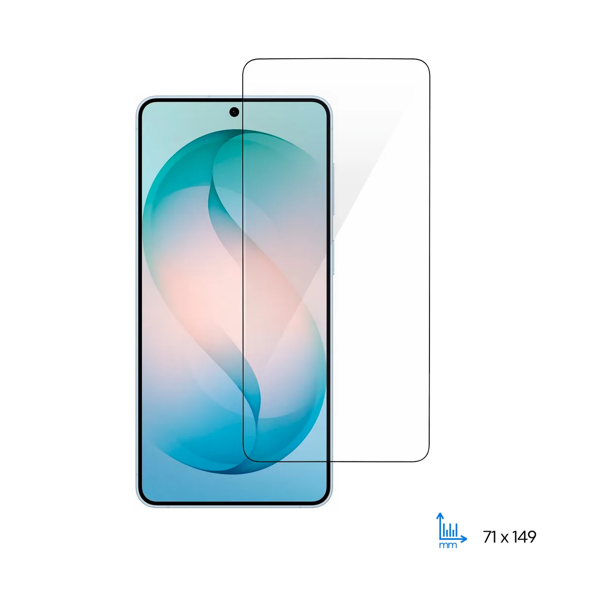 Захисне скло 2E загартоване 0,25 мм чорна рамка для Samsung Galaxy S26 5G