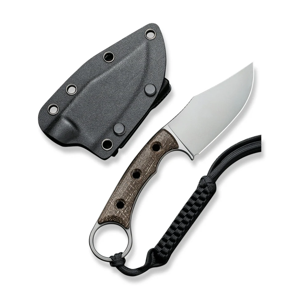 Ніж фіксований Civivi Midwatch C20059B-2 86,1 мм N690 Micarta коричневий