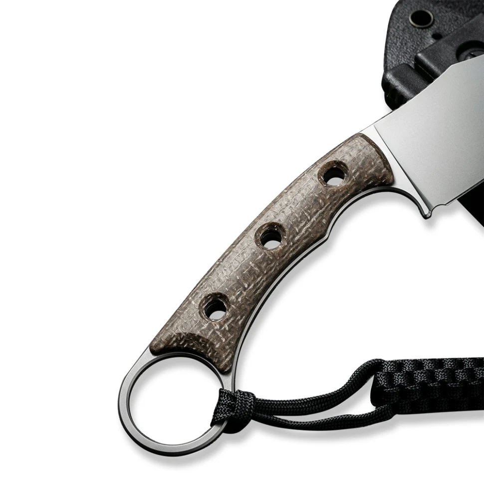Ніж фіксований Civivi Midwatch C20059B-2 86,1 мм N690 Micarta коричневий