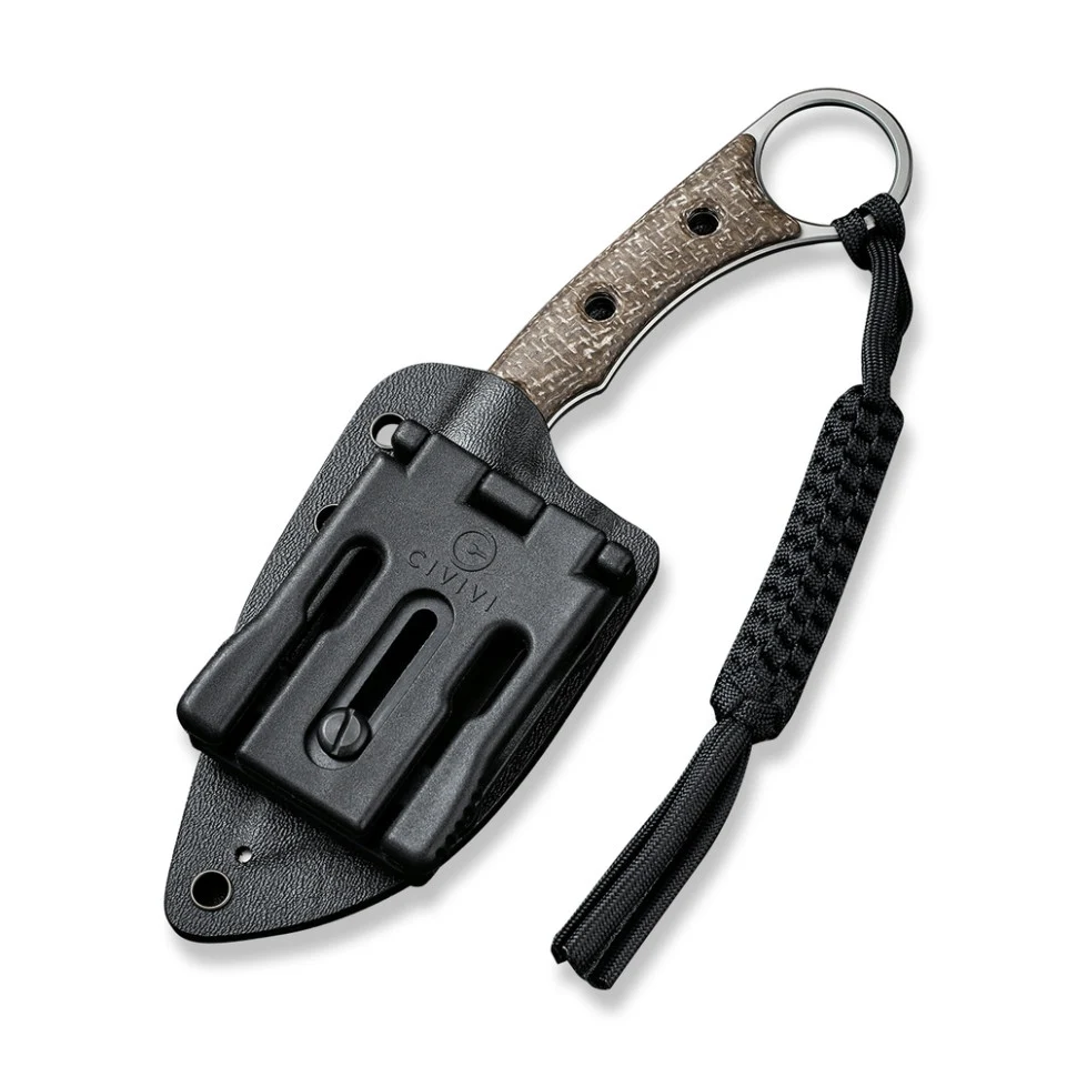 Ніж фіксований Civivi Midwatch C20059B-2 86,1 мм N690 Micarta коричневий
