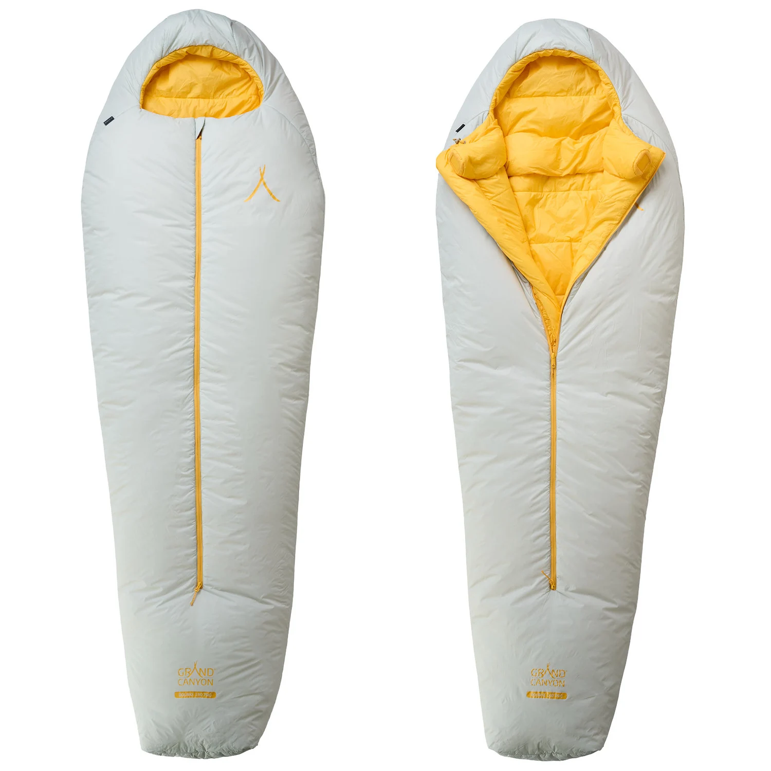 Спальний мішок Grand Canyon Bourke 190 Pro трисезонний 0°C 20D Rip-stop Nylon 190 см Misty Blue