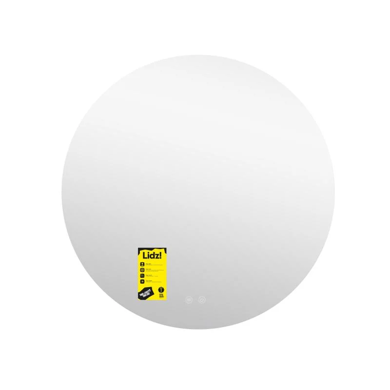 Дзеркало кругле Lidz Astra R800 з LED-підсвічуванням 80х80 см скло з антизапотіванням