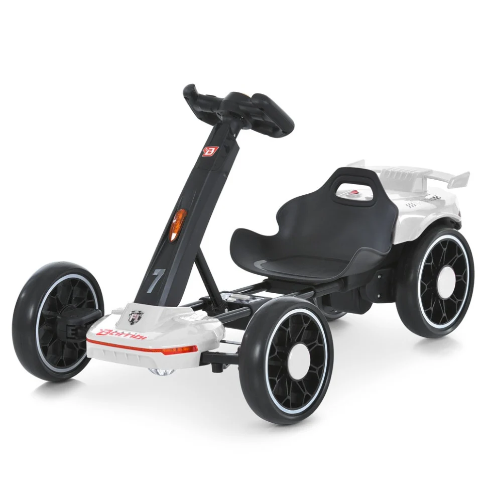 Електрокарт Bambi Kart M 6145(A)EBR 88х51х50 см пластик до 30 кг чорний