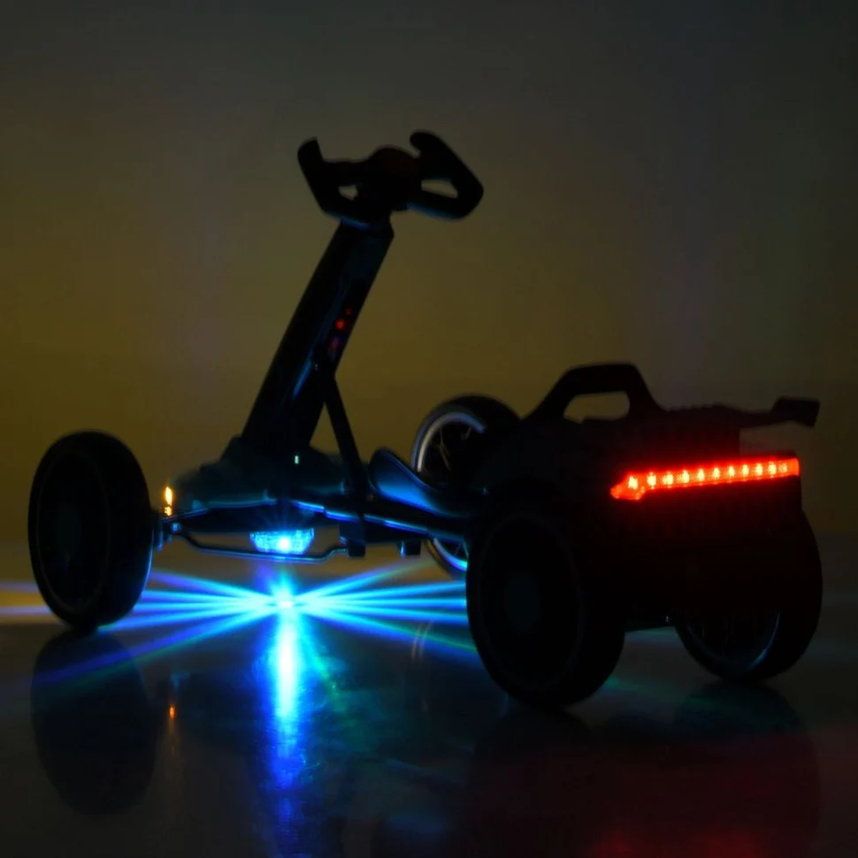 Електрокарт Bambi Kart M 6145(A)EBR 88х51х50 см пластик до 30 кг чорний