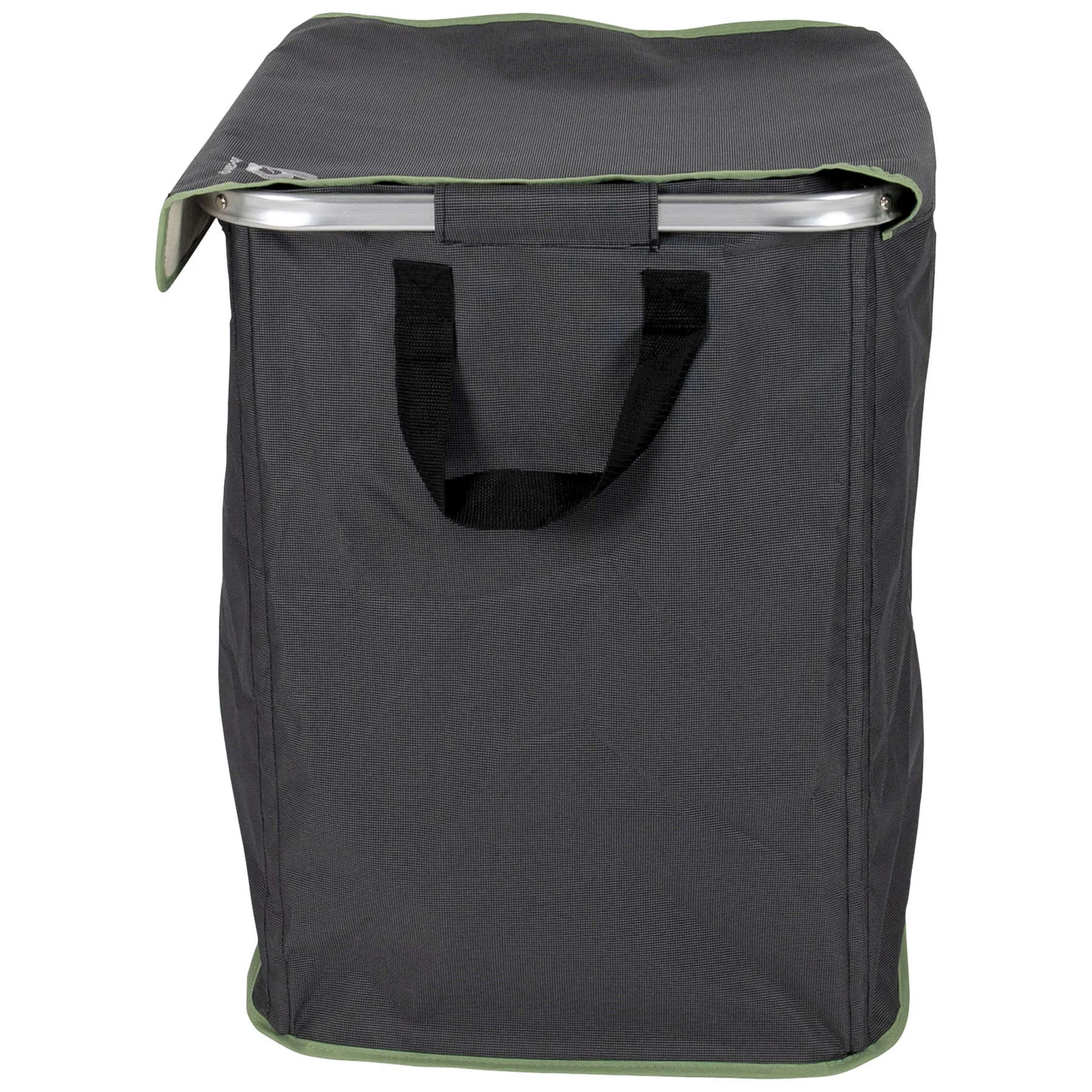 Корзина для білизни складна 120 л Oxford Polyester 600D 60х48х48 см сірий