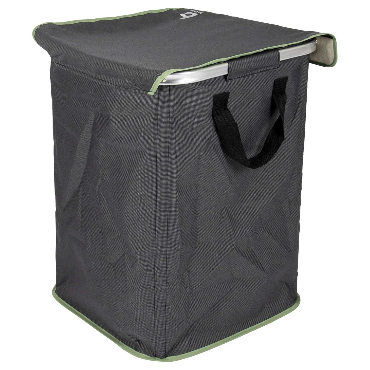 Корзина для білизни складна 120 л Oxford Polyester 600D 60х48х48 см сірий