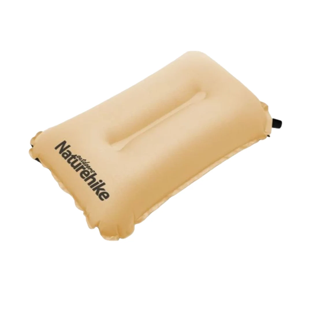 Подушка надувная Naturehike Sponge automatic 46х27х9,5 см губка полиэстер жёлтая