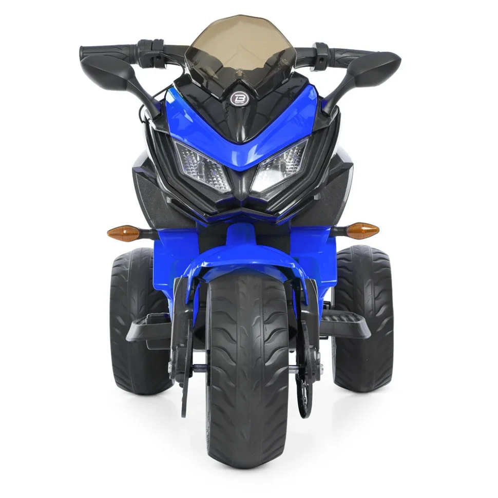Електромотоцикл Bambi Racer M 4274EL-4 для дітей 3-6 років 103х57х72 см Коричневий Шкіра