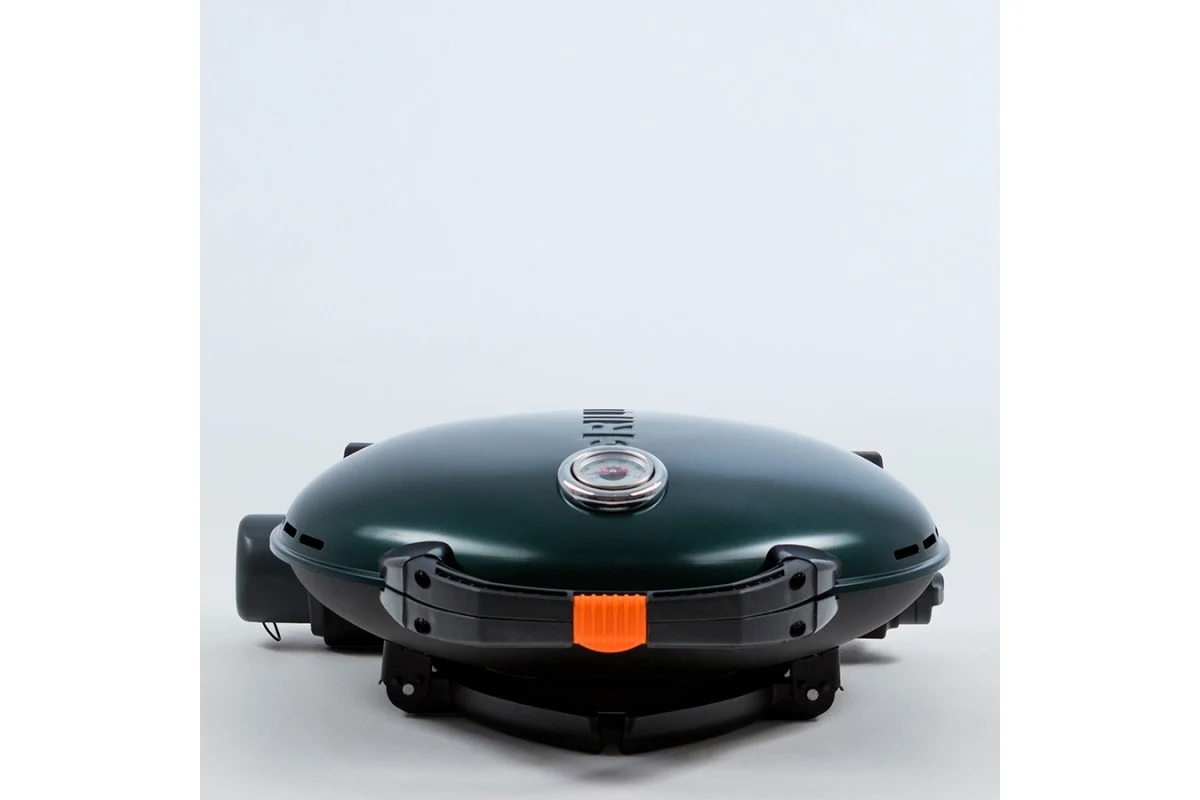 Газовий гриль портативний O-Grill 600T 58,5x21,5x56,7 см металевий зелений