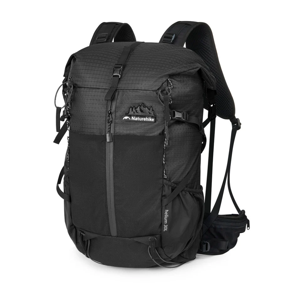 Туристичний рюкзак Naturehike CNK2300016 30+5 л поліестер чорний 62х25х20 см