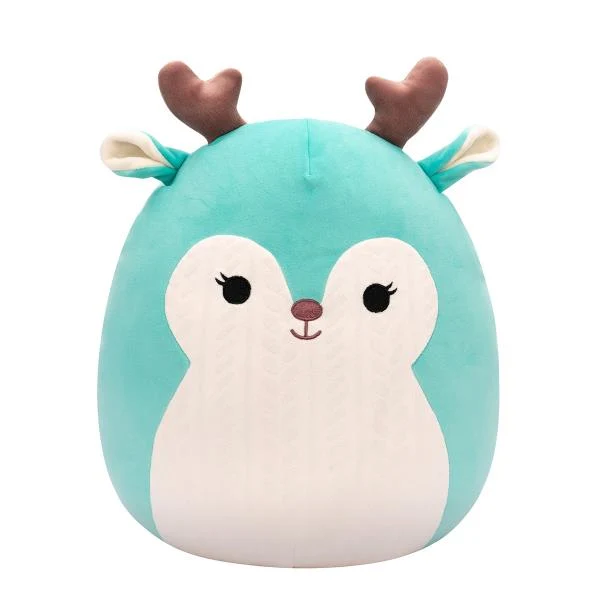 М'яка іграшка Олень Squishmallows 30 см плюшевий різнобарвний
