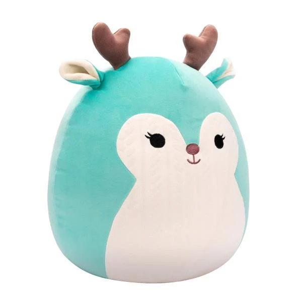 М'яка іграшка Олень Squishmallows 30 см плюшевий різнобарвний
