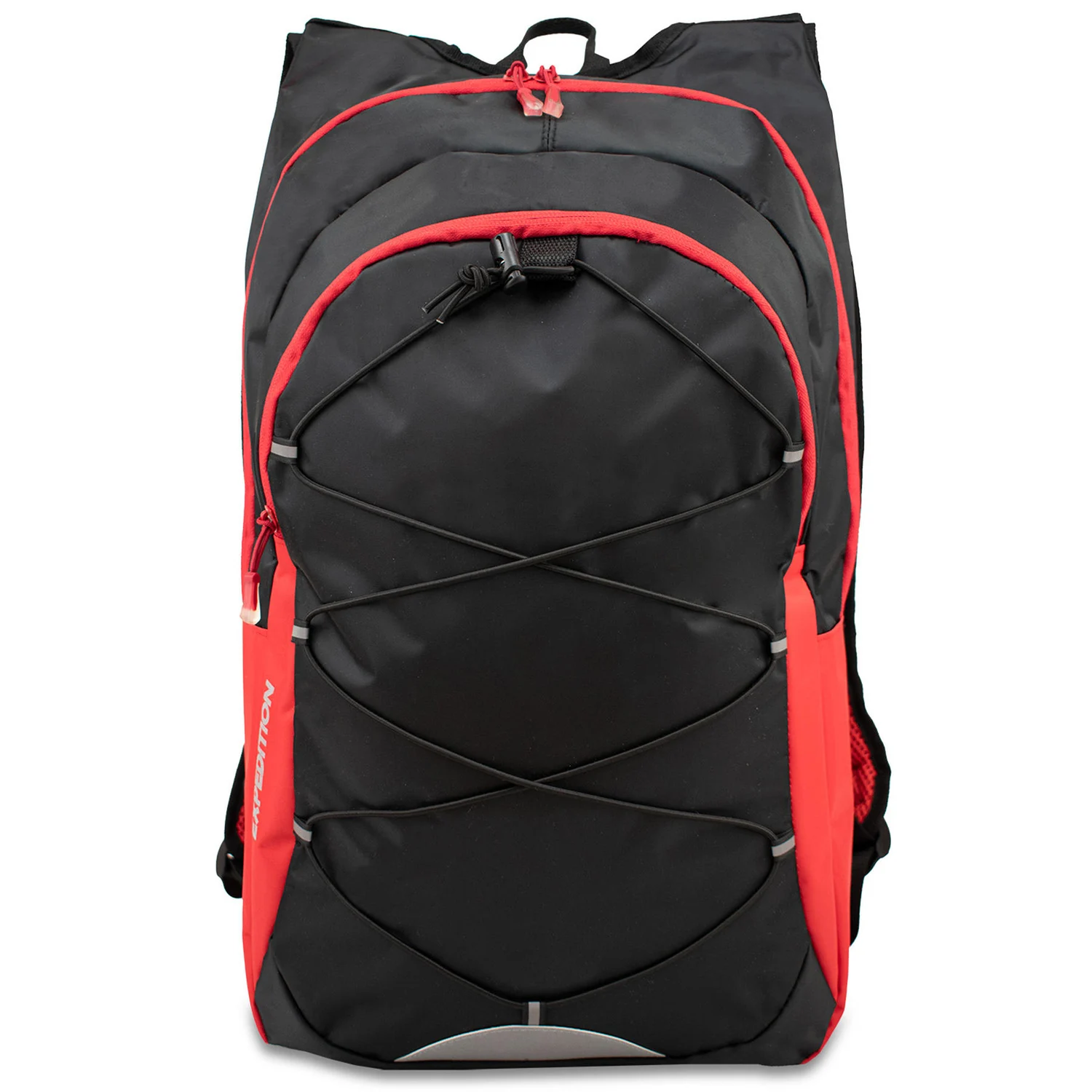 Городський рюкзак 30 л A3036-2 300D Polyester PVC 53х30х19 см Black/Red