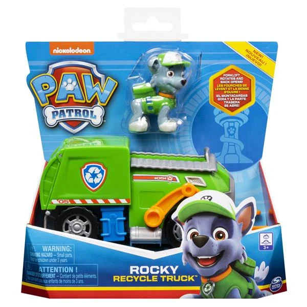 Ігровий набір Paw Patrol Рокі Сміттєвоз 2 шт пластик різнобарвний для дітей від 3 років