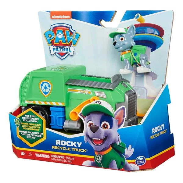 Ігровий набір Paw Patrol Рокі Сміттєвоз 2 шт пластик різнобарвний для дітей від 3 років