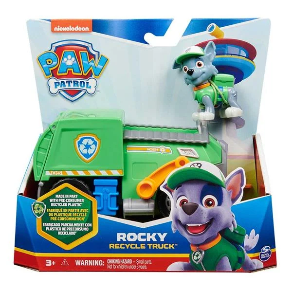 Ігровий набір Paw Patrol Рокі Сміттєвоз 2 шт пластик різнобарвний для дітей від 3 років