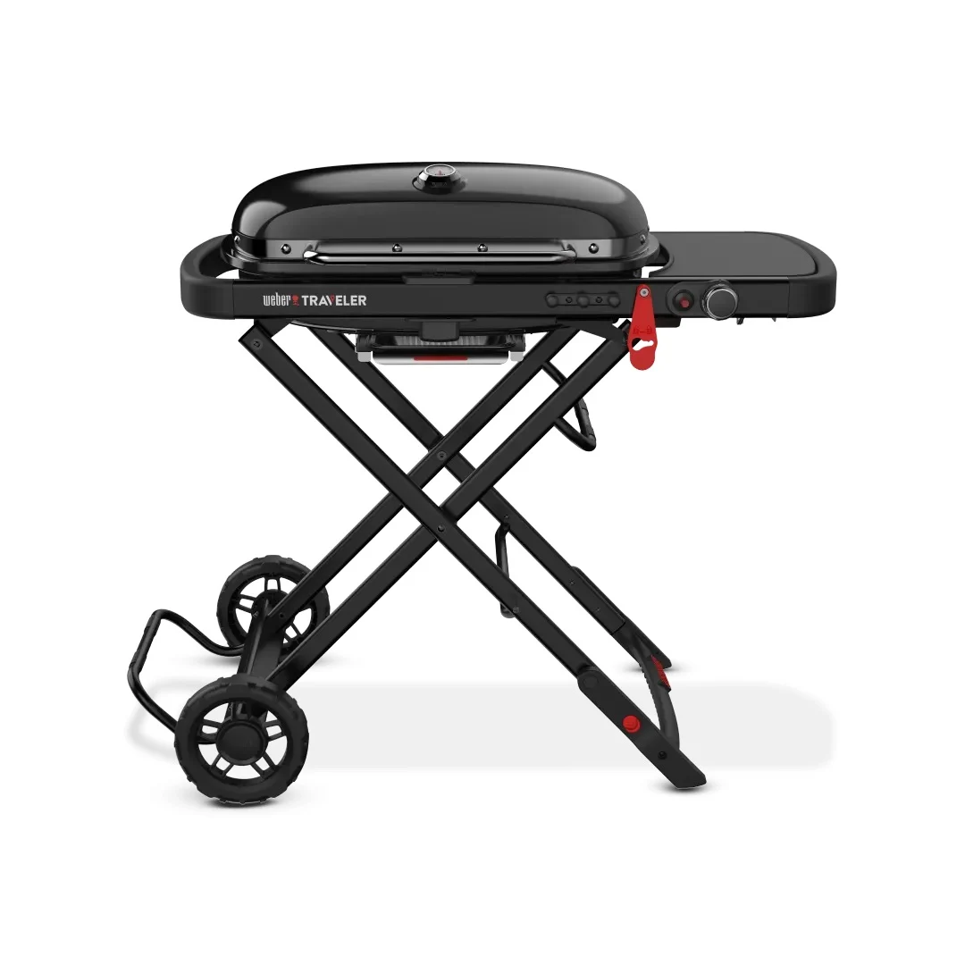 Газовий гриль Weber Traveler Stealth 2065 см² чавун чорний